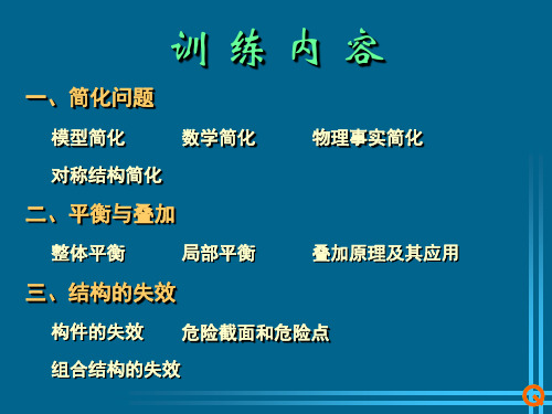 全国大学生力学竞赛—材料力学冲刺(2)185页PPT