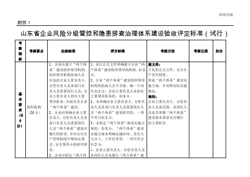 安监局双体系检查