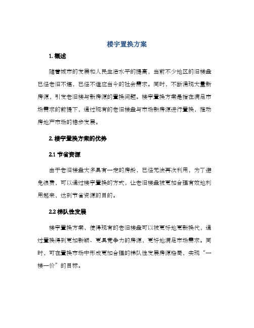 楼宇置换方案