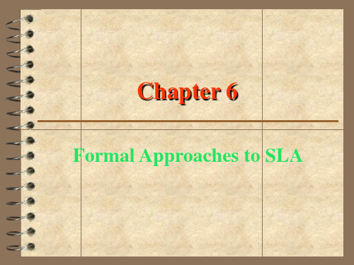 chapter 6 formal approaches to sla