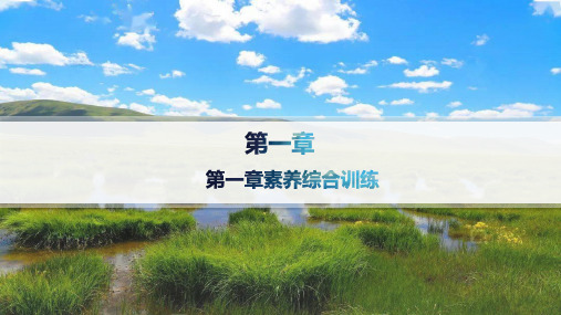 人教版高中地理选择性必修3资源、环境与国家安全 第1章自然环境与人类社会 第一章素养综合训练