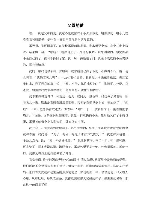 《父母的爱》