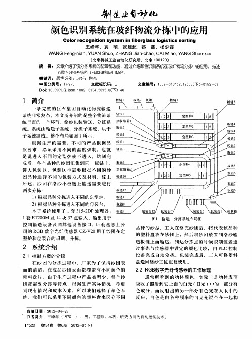 颜色识别系统在玻纤物流分拣中的应用