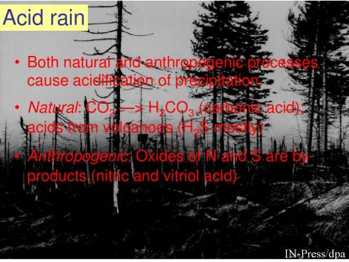 环境地球化学中科院酸雨-PPT文档资料