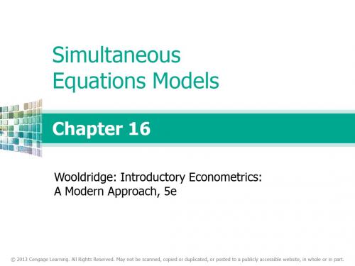 《计量经济学导论》ch16