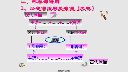 词类活用——形容词动词数词PPT课件