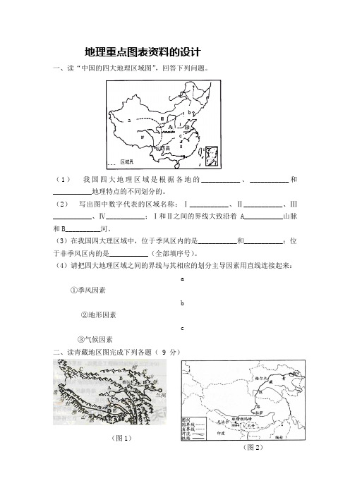 (完整版)八年级地理下册重点图