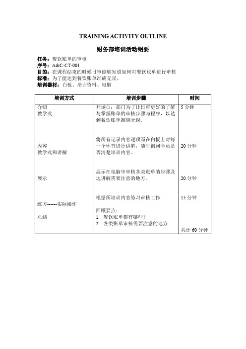 s-w-c--2015财务部培训手册--培训内容大全