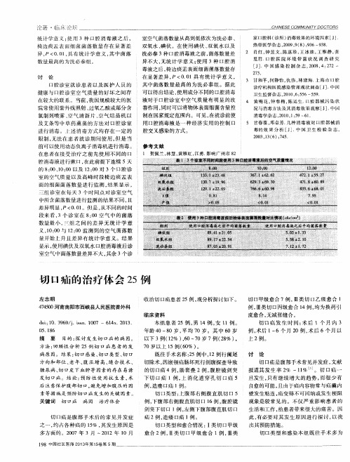 切口疝的治疗体会25例