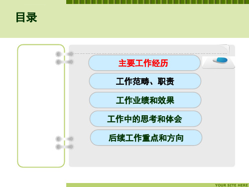 it项目经理转正述职报告ppt课件