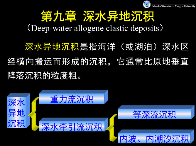 深水重力流沉积