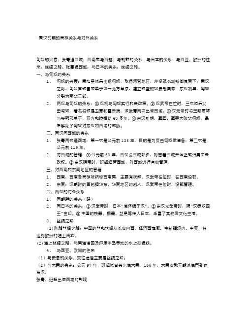 秦汉时期的民族关系与对外关系(1)