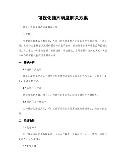 可视化指挥调度解决方案 (2)