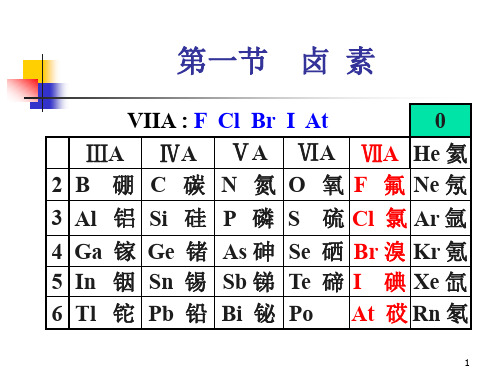 无机化学p区元素卤素类卤素臭氧