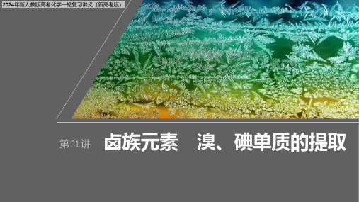 2024年新人教版高考化学一轮复习讲义(新高考版)  第5章 第21讲 卤族元素 溴、碘单质的提取