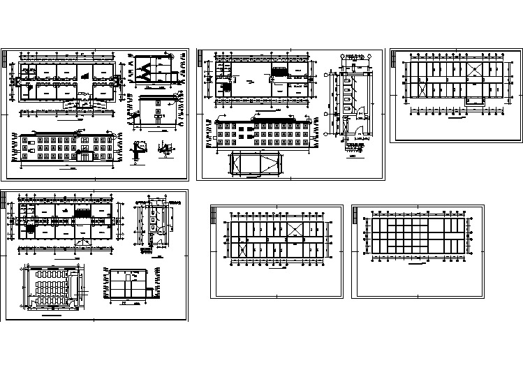 【南通】某学校综合教学楼建筑施工CAD全套图