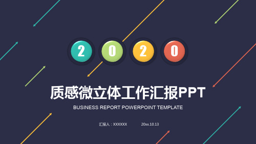 财务总监(CFO)2020述职报告(工作总结)PPT