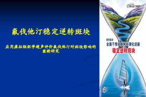 氟伐他汀逆转斑块研究 共36页