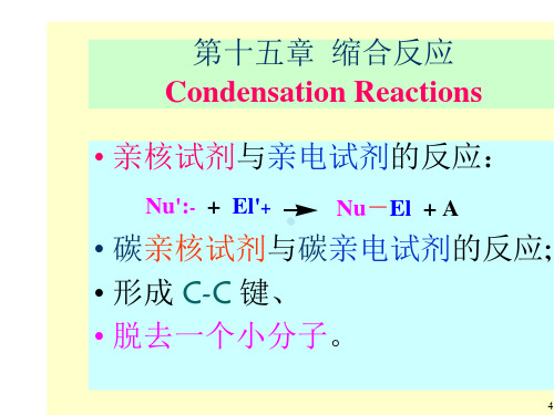 有机化学第十五章缩合反应