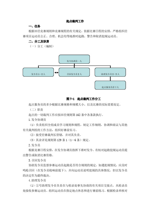 起点裁判工作