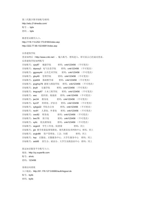 知网账号
