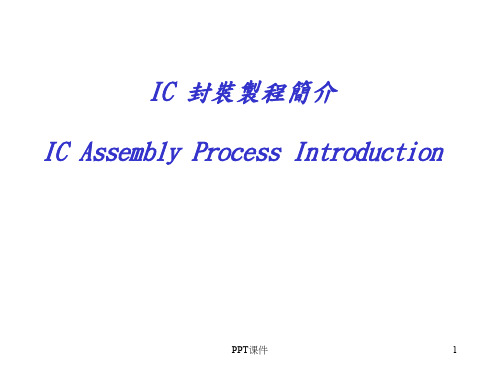 IC-封装技术  ppt课件