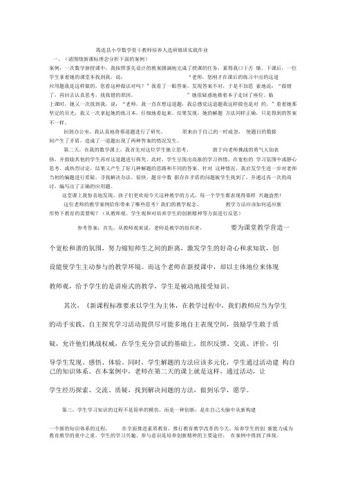 骨干教师培训资料