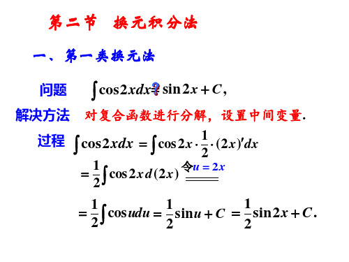 第5章2不定积分换元积分(1)