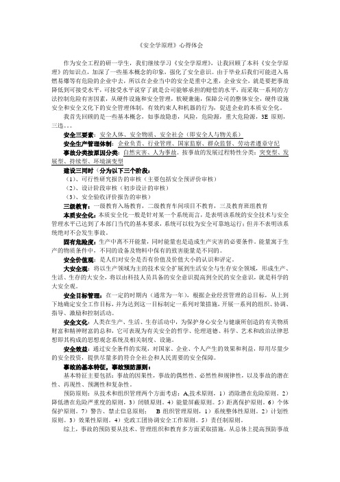 安全学原理论文