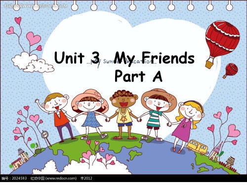 英语四年级上册pepUnit3-My-friends-A-Let's-talk