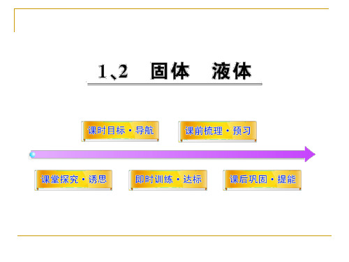 固体液体ppt课件人教版选修33