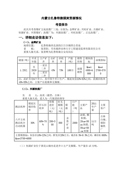 内蒙古扎鲁特旗煤炭资源情况(3.4)3