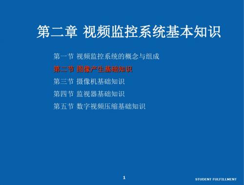 安防系统规范与技术+4+视频监控系统基本知识+