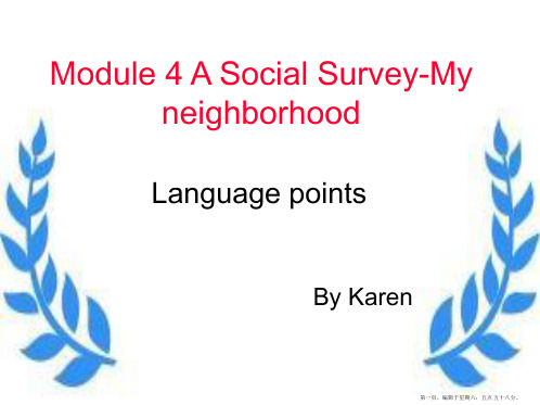 Module 4 language points