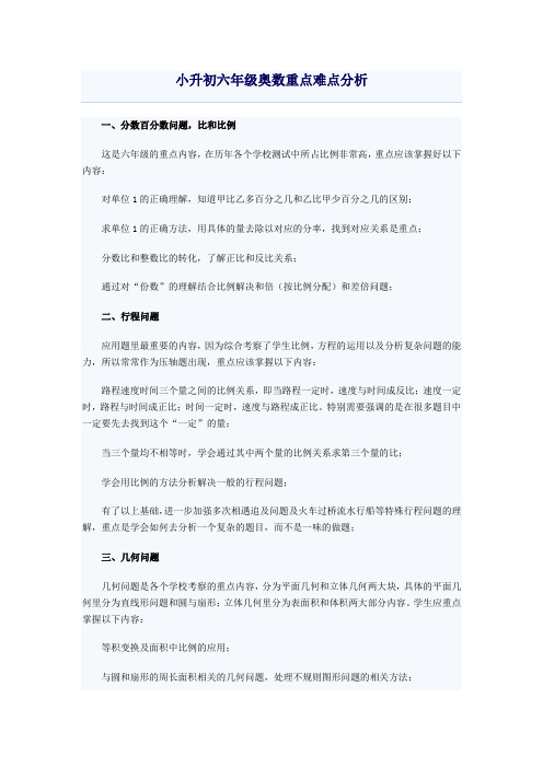 小升初六年级的奥数——几何(平面图形).doc