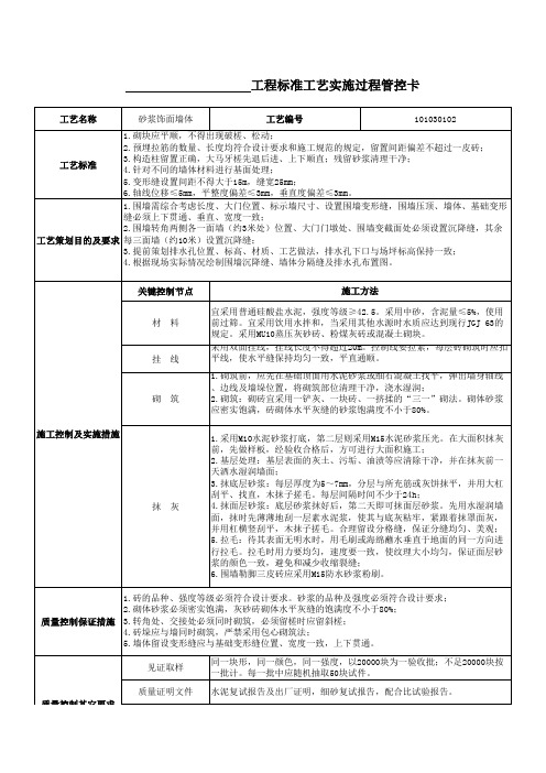 0101030102-砂浆饰面墙体