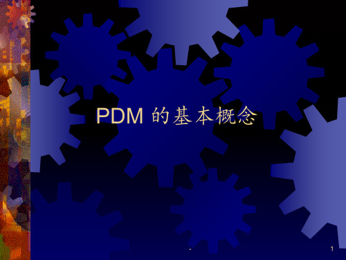 PDM基本概念PPT课件