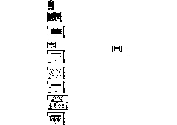 钢结构设计_某地区某石材厂房结构设计CAD图