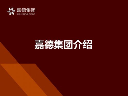 嘉德集团简介0422-PPT精品文档40页