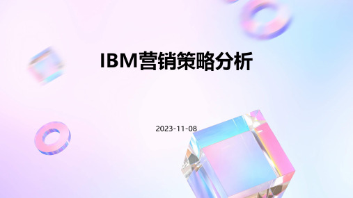 IBM营销策略分析