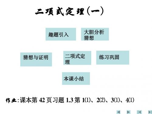 二项式定理2 人教课标版精品课件