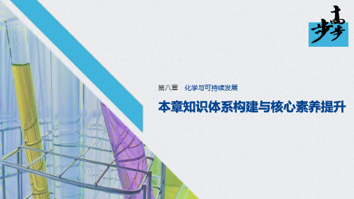 2020年高中化学新教材同步必修第二册 第8章 本章知识体系构建与核心素养提升