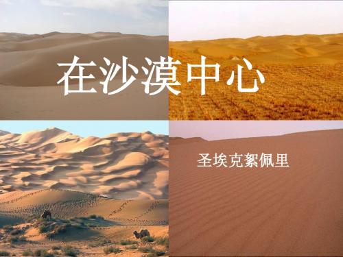 在沙漠中心
