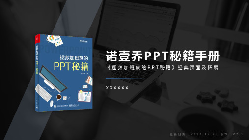 诺壹乔PPT秘籍手册《拯救加班族的PPT秘籍》经典页面及拓展xxxxxx.pptx