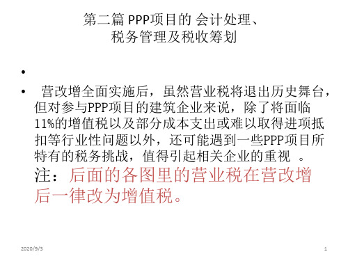 PPP项目的税务管理及税收筹划.pptx