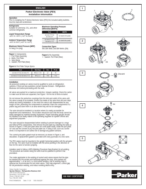 Parker Hannifin Corporation Sporlan Division - P-S