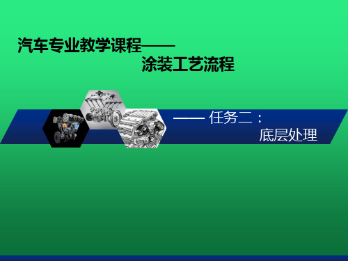 汽车涂装工艺课件  2-4-3 涂装工艺流程—底漆的准备