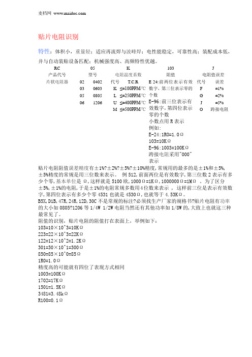 12-1-29贴片电阻识别