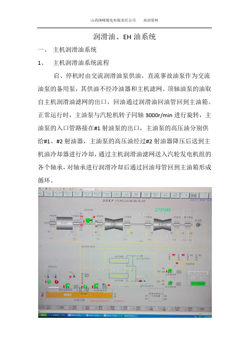 润滑油、EH油系统