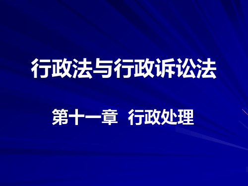 行政法与行政诉讼法(11)